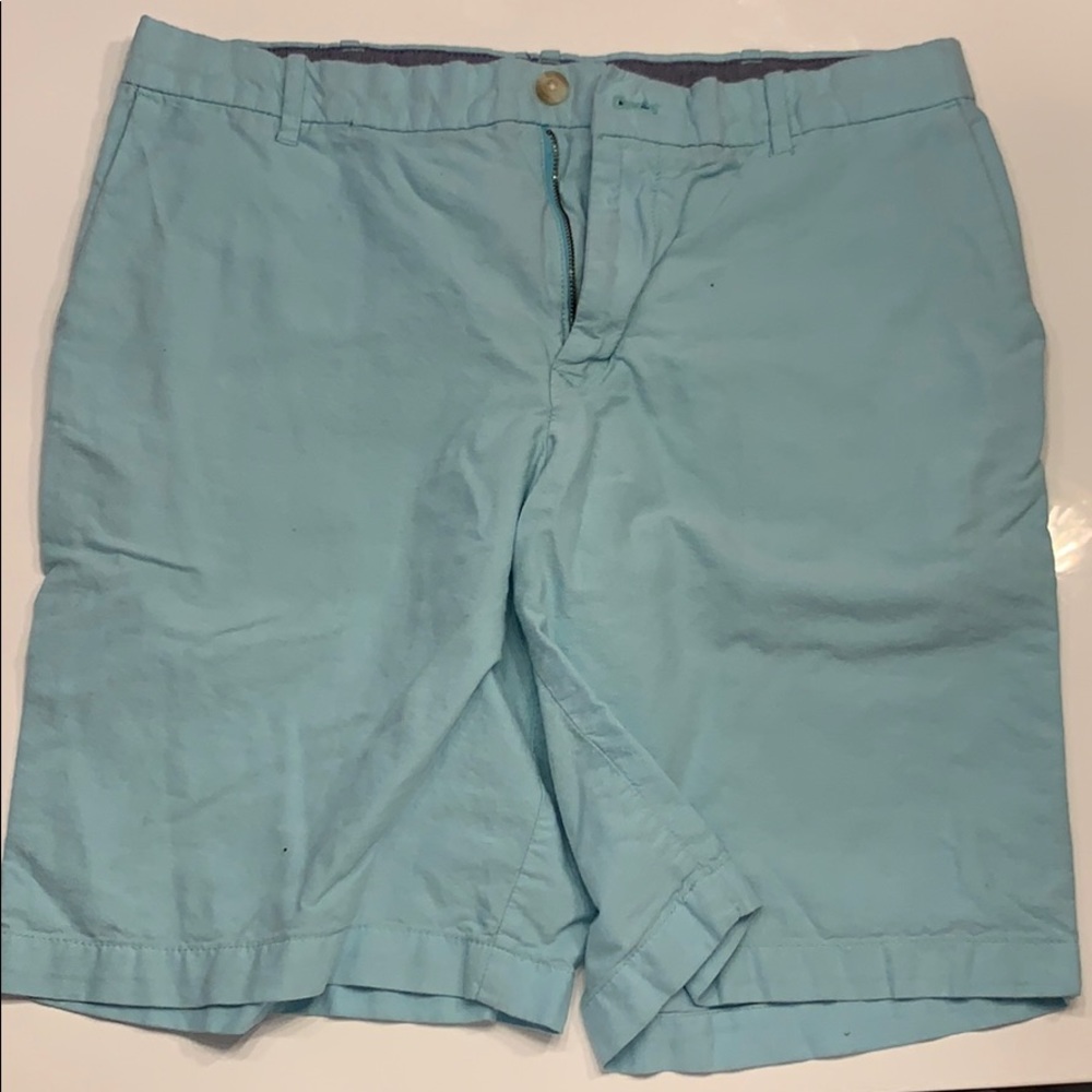 Fancy aqua blue short pants